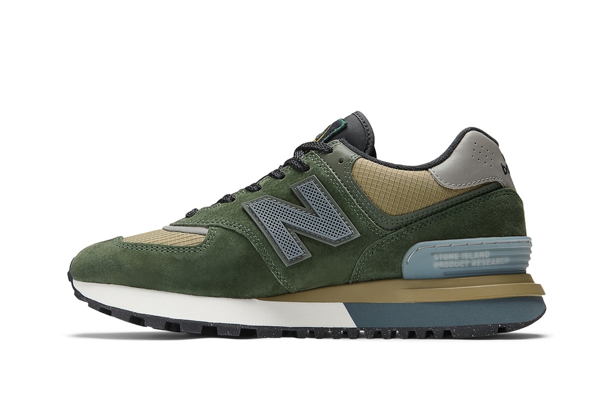 Stone Island x New Balance 574 Legacy 最新聯乘系列鞋款正式發佈