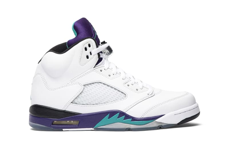 エアジョーダン 5 “グレープ” が約12年ぶりに復刻との噂 air michael jordan brand 5 grape sneakers 2025 release date rumor info photos price store list buying guide