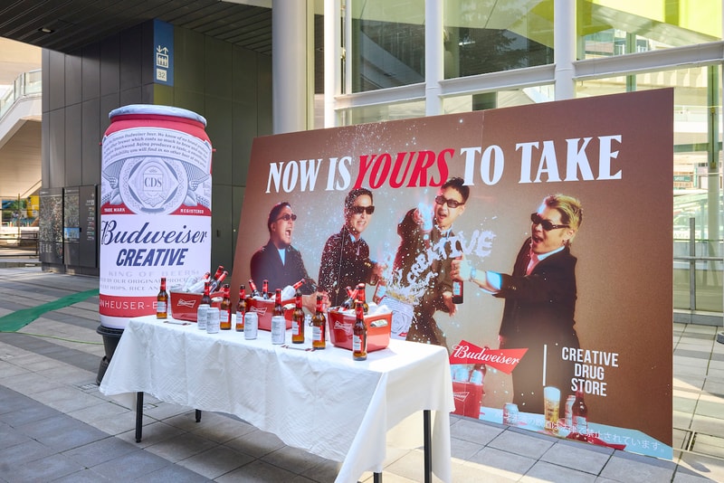 バドワイザーとクリエイティブドラッグストアがタッグを組んだ1日限りのイベントをプレイバック budweiser creativedrugstore collbo event recap