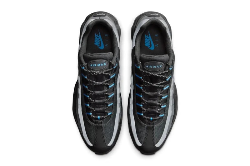 ナイキ エアマックス95 ウルトラに新色ユニバーシティブルーが登場Official Look at the Nike Air Max 95 Ultra "University Blue" HM9608-001 sneakers swoosh air max day Black/Neutral Grey/University Blue