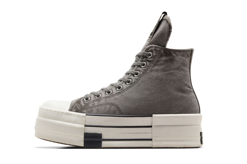 リック・オウエンス ダークシャドウ x コンバースよりDBLダークスターの新色が登場 Rick Owens DRKSHDW x Converse DBL DRKSTAR Arrives in “Blonde” and “Concrete” Footwear