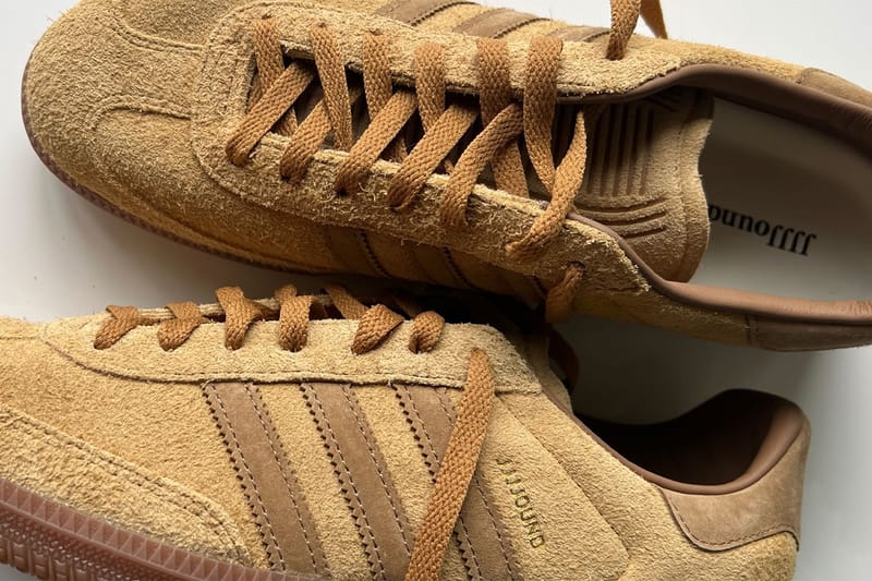 JJJJound が adidas Originals とのコラボ Samba OG の新色を予告