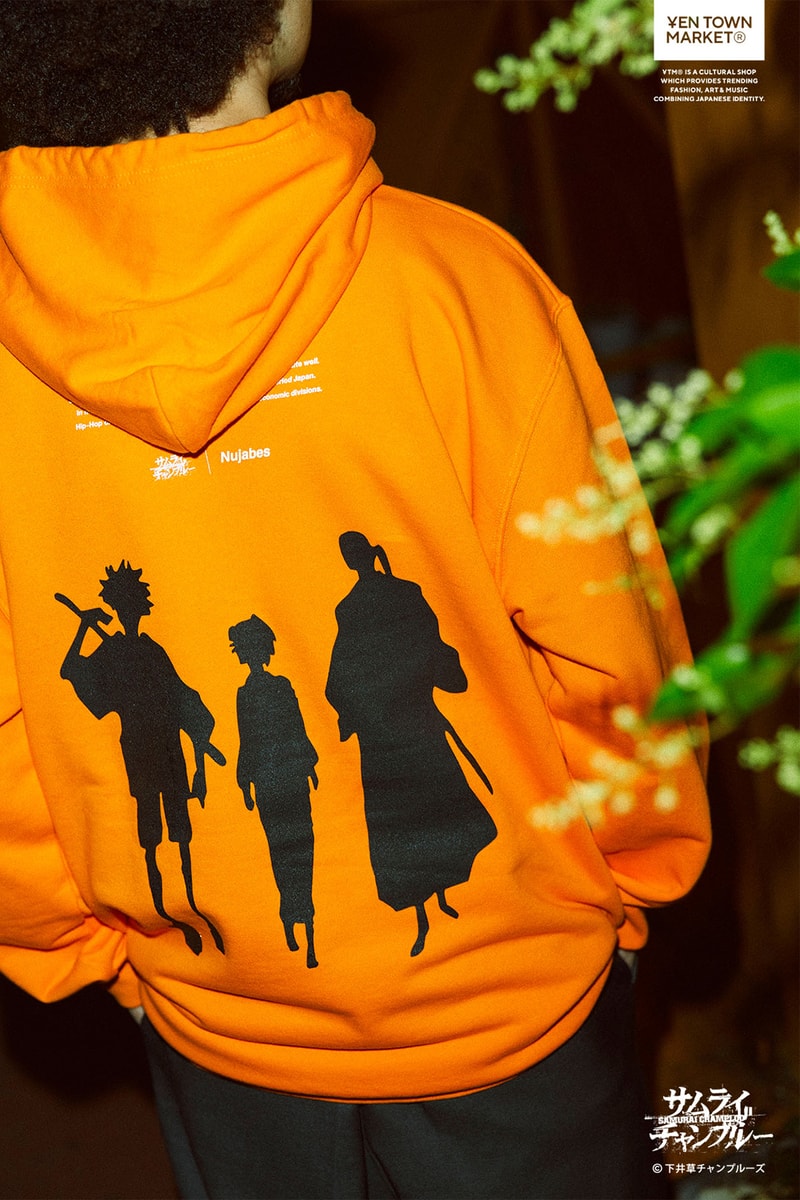 イエン・タウン・マーケットから『サムライチャンプルー』とのコラボレーションアイテムが発売 SAMURAI CHAMPLOO YEN TOWN MARKET release info