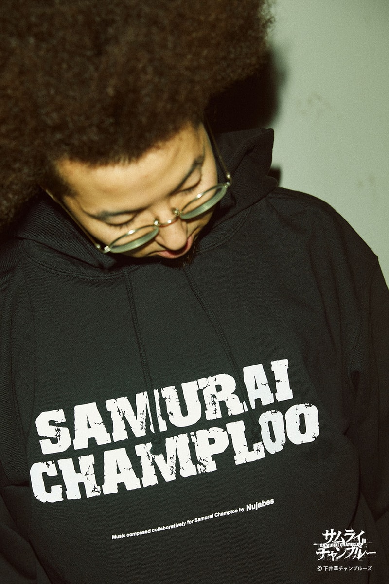 イエン・タウン・マーケットから『サムライチャンプルー』とのコラボレーションアイテムが発売 SAMURAI CHAMPLOO YEN TOWN MARKET release info