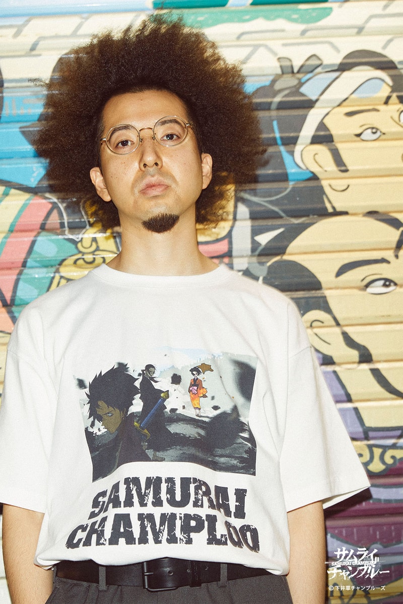 イエン・タウン・マーケットから『サムライチャンプルー』とのコラボレーションアイテムが発売 SAMURAI CHAMPLOO YEN TOWN MARKET release info