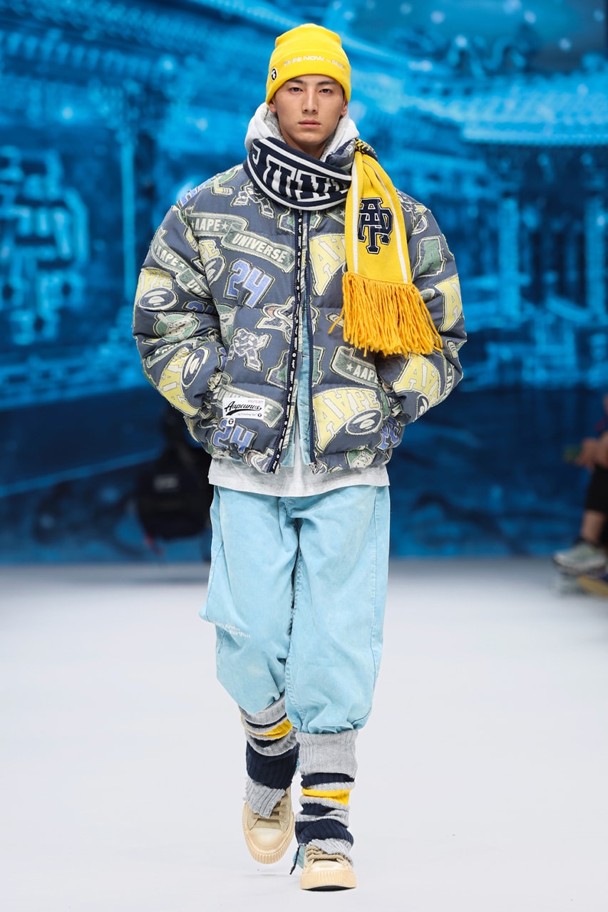 ア ベイシング エイプによる上海ランウェイショーの全貌 A BATHING APE® FALL/WINTER 2024 RUNWAY SHOW in Shanghai recap