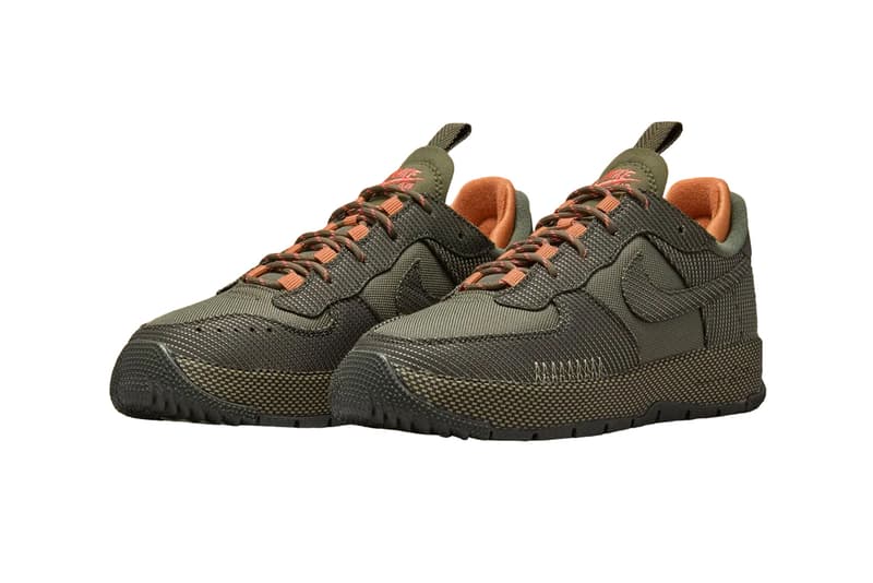 ナイキ エアフォース 1 ワイルドにミリタリーな雰囲気の新作 オリーブ/オレンジがスタンバイ Nike Air Force 1 Wild Appears in "Olive/Orange"