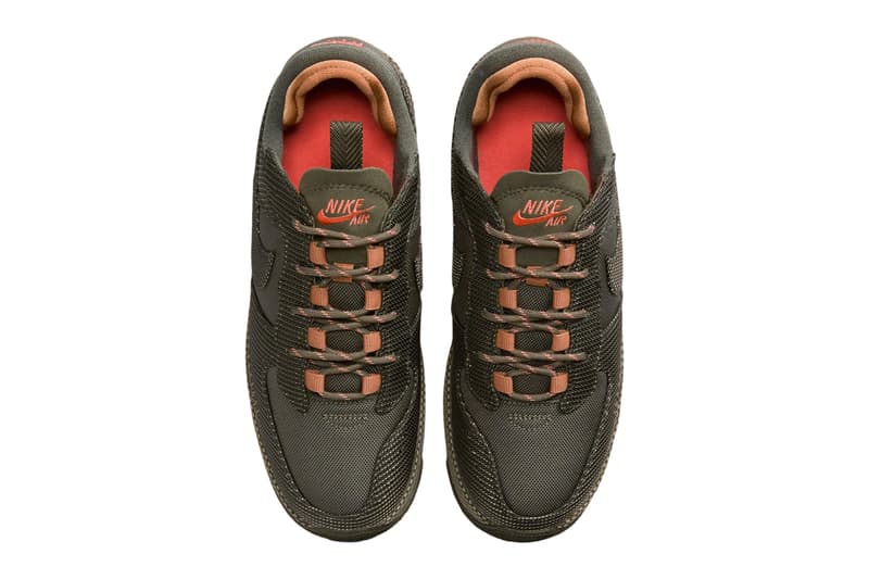 ナイキ エアフォース 1 ワイルドにミリタリーな雰囲気の新作 オリーブ/オレンジがスタンバイ Nike Air Force 1 Wild Appears in "Olive/Orange"