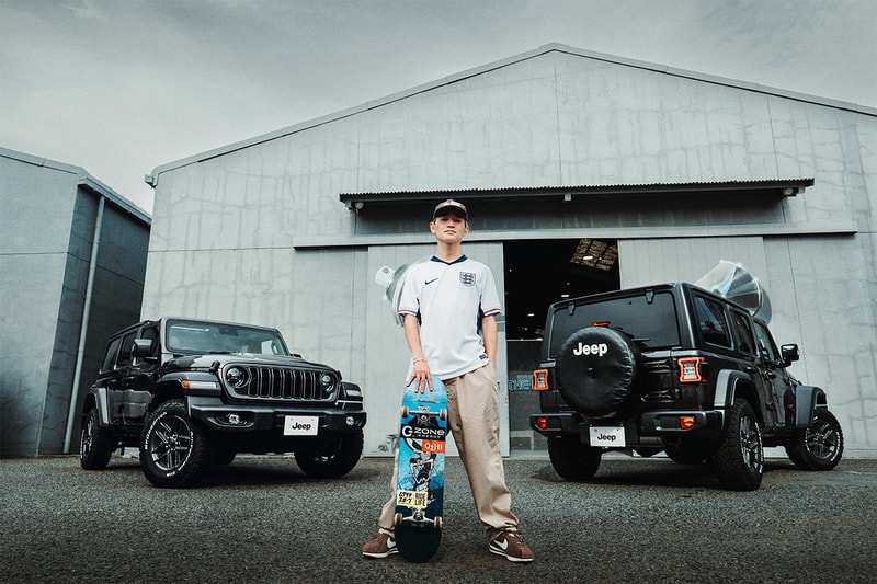 スケートボードを通して自由を体現する白井空良が“Jeep” Wrangler でドライブする1DAYに密着  Freedom in Motion