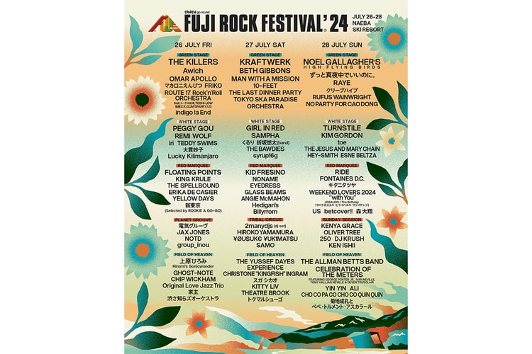 FUJI ROCK FESTIVAL ’24 初日のヘッドライナーがザ・キラーズに決定