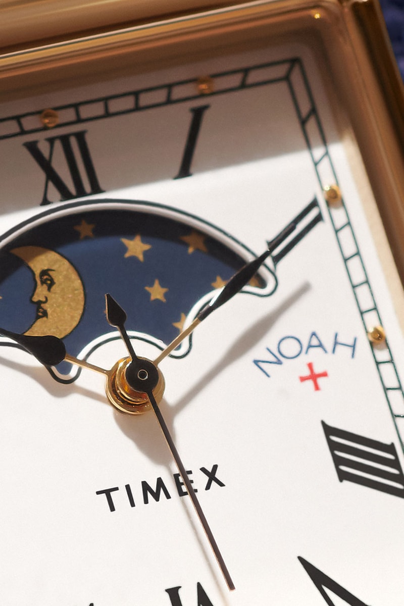 ノアとタイメックスによる最新コラボウォッチ サンアンドムーンウォッチが発売 NOAH Timex Limited-Edition Tank Watch Release Info Moon phase