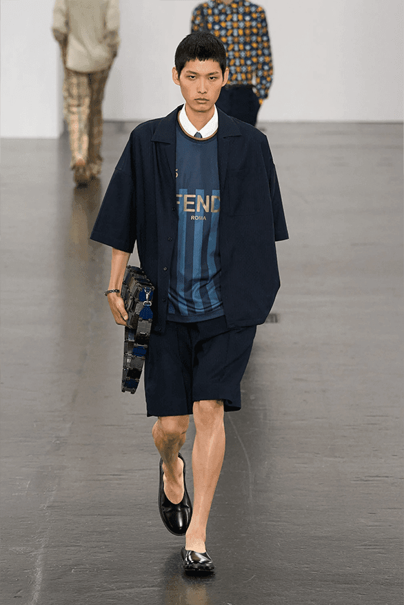 フェンディ2025年春夏メンズコレクション Fendi Spring Summer 2025 Milan Fashion Week menswear runway Silvia Venturini Fendi