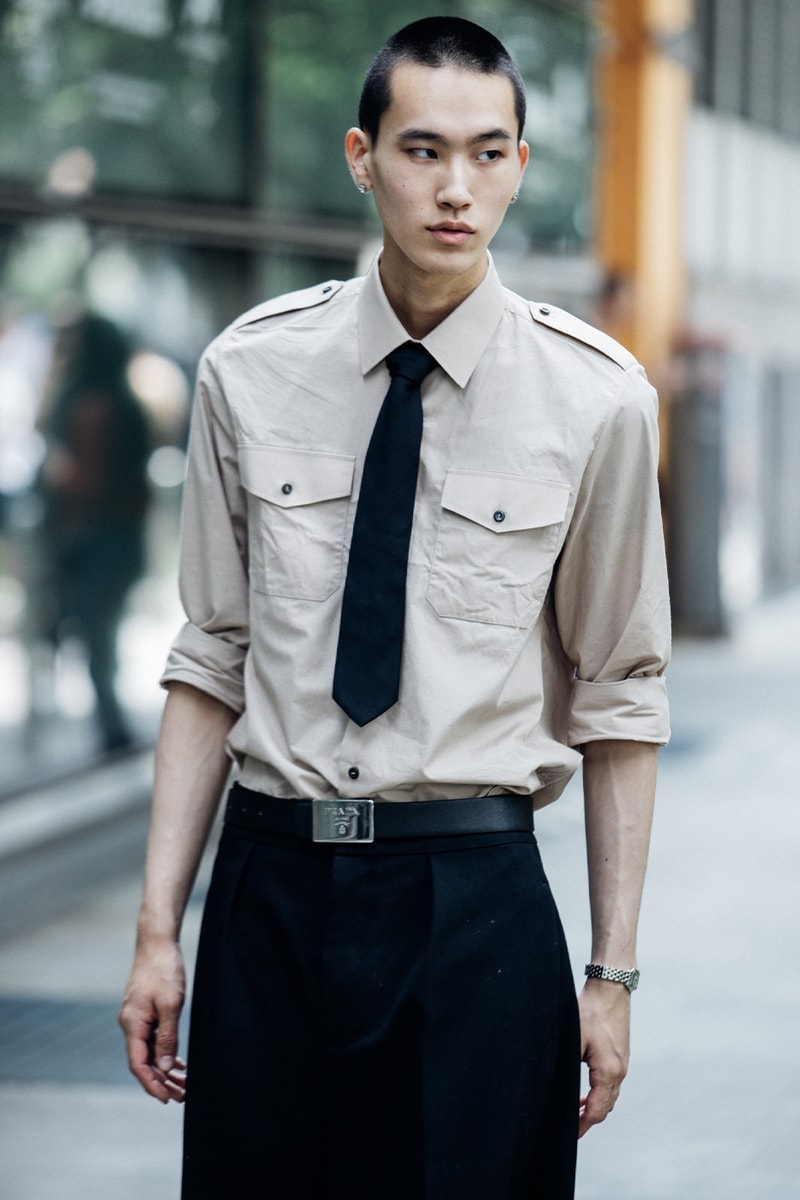 ストリートスタイル : ミラノ・ファッションウィーク 2025年春夏 Milan Fashion Week Men's SS25 Street Style fendi diesel jw anderson prada italian fashion streetwear fendi gucci 