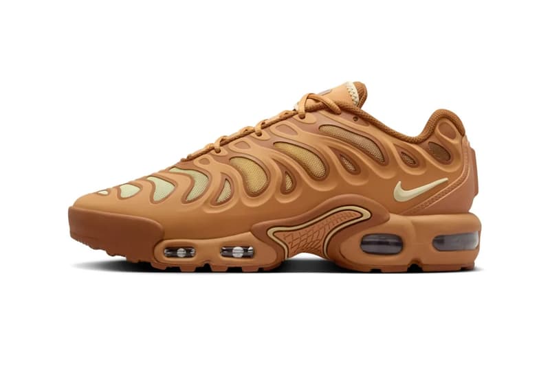 ナイキ エア マックス プラス ドリフトより香ばしいブラウンを纏った新作フラックスが登場 Nike Air Max Plus Drift “Flax” FV4081-201 Release Info