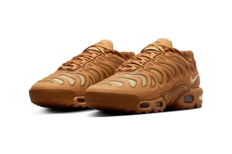 ナイキ エア マックス プラス ドリフトより香ばしいブラウンを纏った新作フラックスが登場 Nike Air Max Plus Drift “Flax” FV4081-201 Release Info