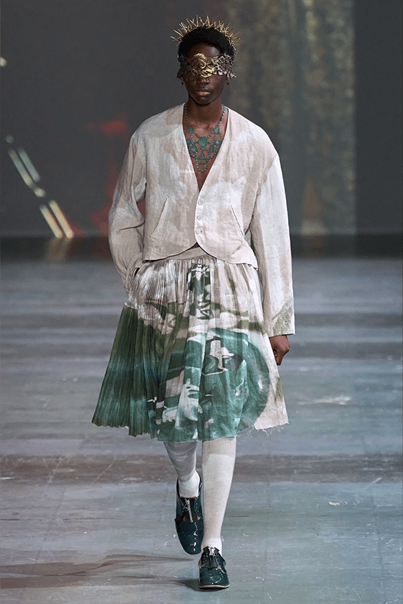 アンダーカバー 2025年春夏コレクション Undercover Spring Summer 2025 Paris Fashion Week menswear runway show Jun Takahashi champion collaboration