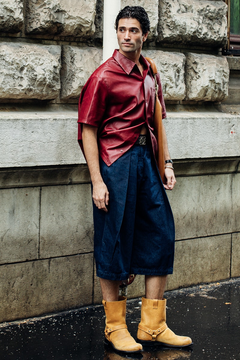 ストリートスタイル : パリ・ファッションウィーク 2025年春夏 Paris Fashion Week Men's SS25 Street Style dior wales bonner louis vuitton cowboy kidsuper loewe jonathan anderson i told ya asap rocky awge amiri issey miyake lemaire