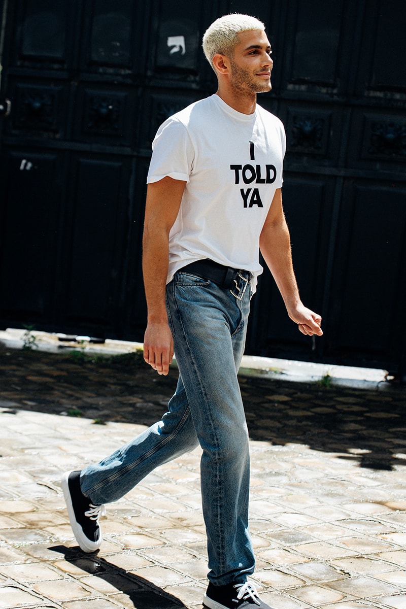 ストリートスタイル : パリ・ファッションウィーク 2025年春夏 Paris Fashion Week Men's SS25 Street Style dior wales bonner louis vuitton cowboy kidsuper loewe jonathan anderson i told ya asap rocky awge amiri issey miyake lemaire