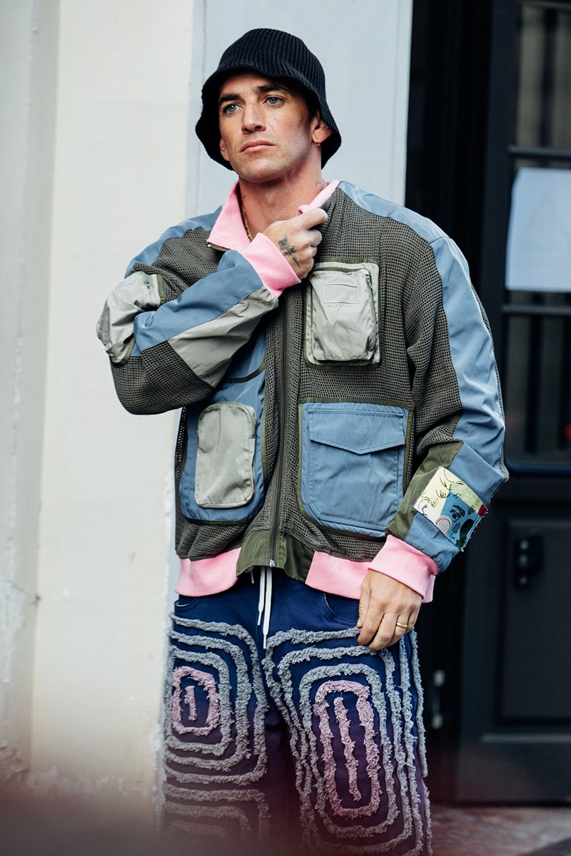 ストリートスタイル : パリ・ファッションウィーク 2025年春夏 Paris Fashion Week Men's SS25 Street Style dior wales bonner louis vuitton cowboy kidsuper loewe jonathan anderson i told ya asap rocky awge amiri issey miyake lemaire