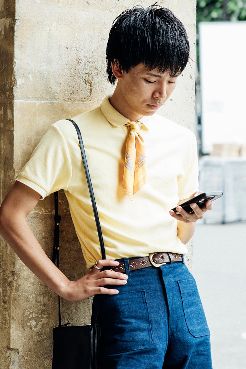 ストリートスタイル : パリ・ファッションウィーク 2025年春夏 Paris Fashion Week Men's SS25 Street Style dior wales bonner louis vuitton cowboy kidsuper loewe jonathan anderson i told ya asap rocky awge amiri issey miyake lemaire