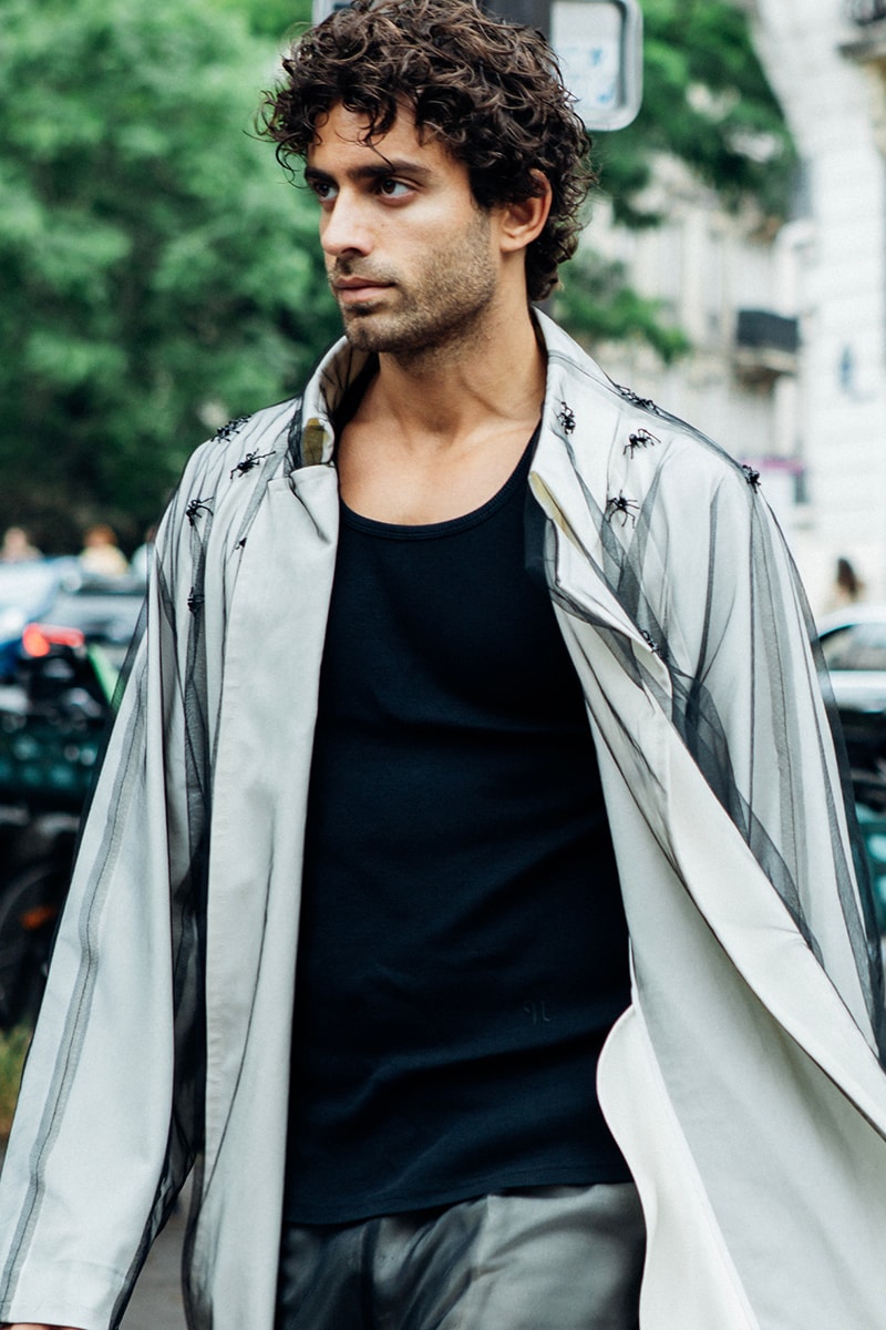 ストリートスタイル : パリ・ファッションウィーク 2025年春夏 Paris Fashion Week Men's SS25 Street Style dior wales bonner louis vuitton cowboy kidsuper loewe jonathan anderson i told ya asap rocky awge amiri issey miyake lemaire