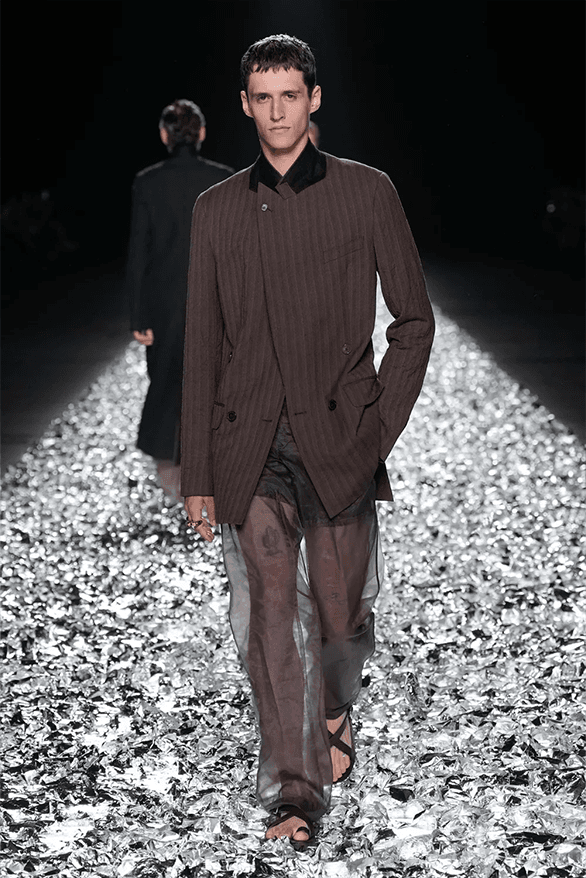 DRIES VAN NOTEN ドリスヴァンノッテン ストライプ セットアップ 