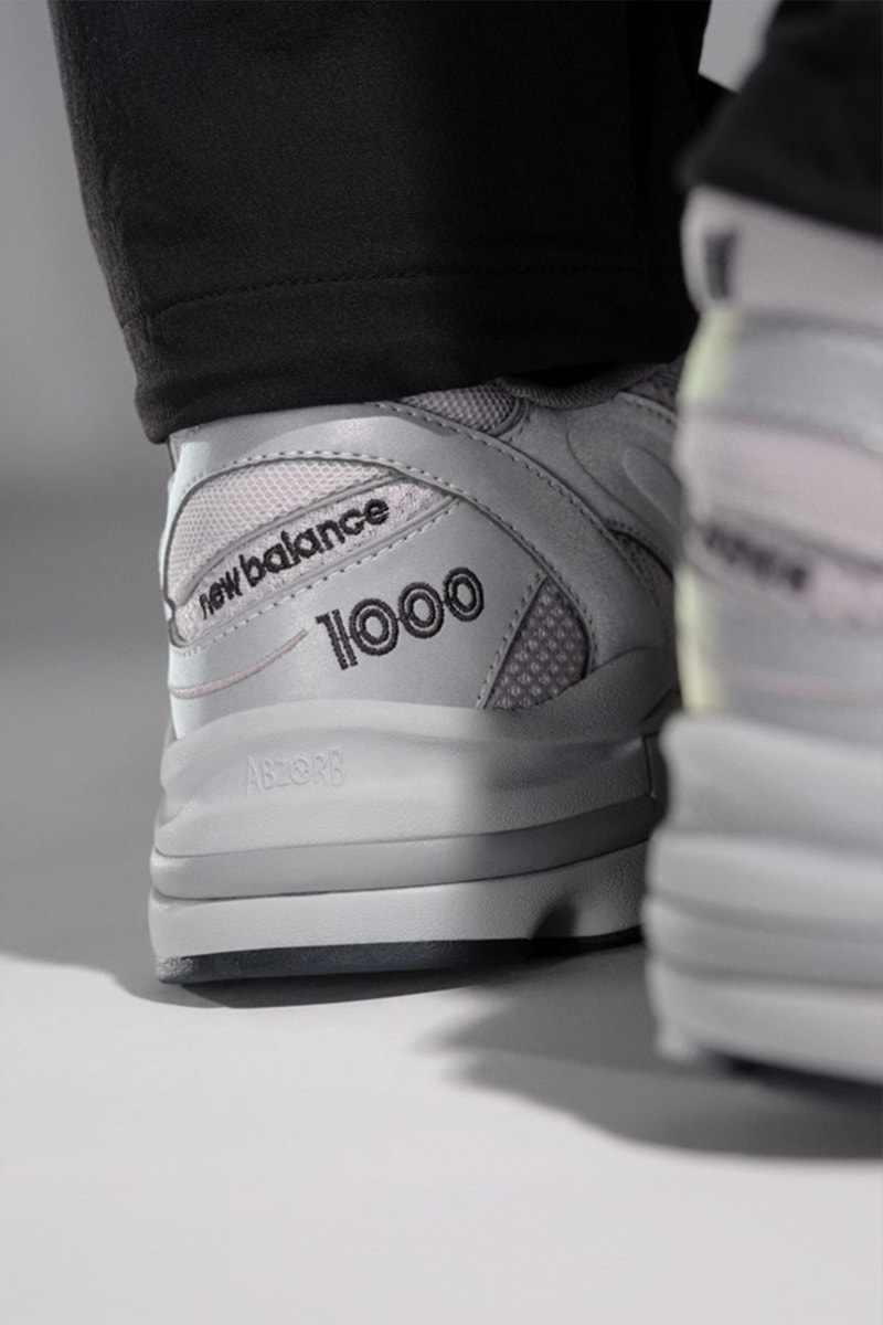 ニューバランス 1000 にリフレクター素材を使用したニューカラーが国内リリース New Balance 1000 reflective silver black release info