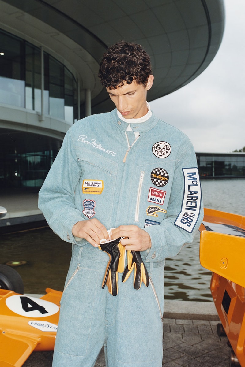 リーバイスとマクラーレンのレーシングチームがコラボレーションを発表 levis mclaren racing collection release info