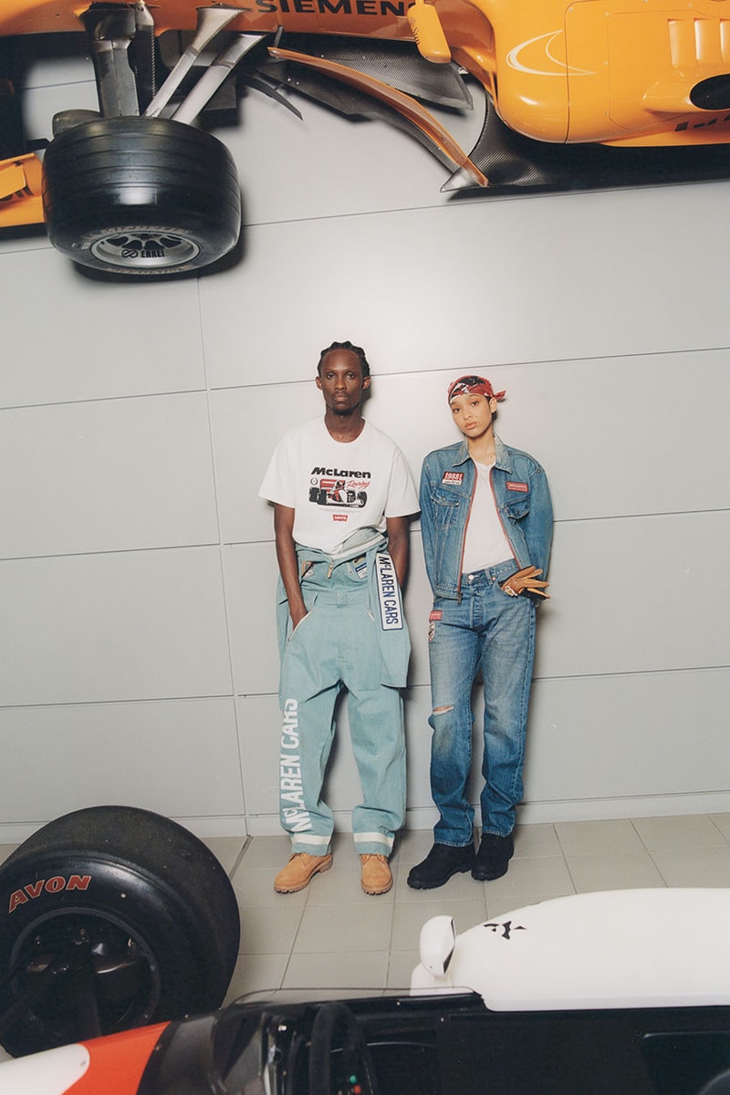 リーバイスとマクラーレンのレーシングチームがコラボレーションを発表 levis mclaren racing collection release info