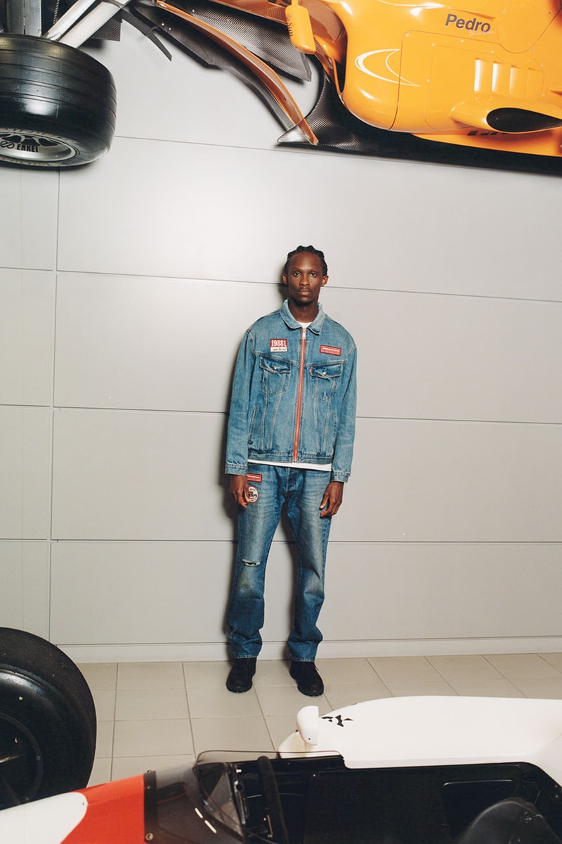 リーバイスとマクラーレンのレーシングチームがコラボレーションを発表 levis mclaren racing collection release info