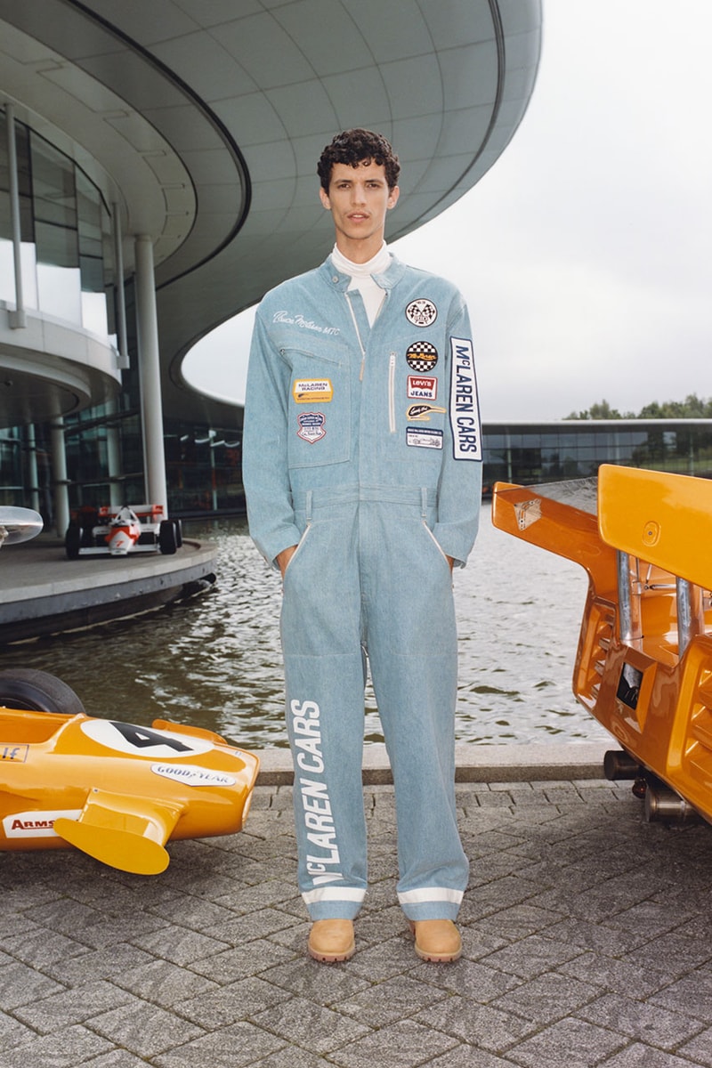 リーバイスとマクラーレンのレーシングチームがコラボレーションを発表 levis mclaren racing collection release info