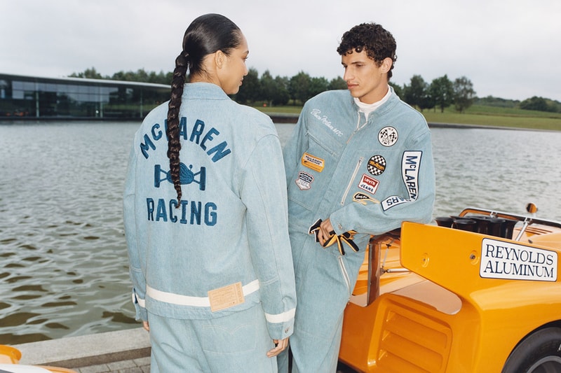 リーバイスとマクラーレンのレーシングチームがコラボレーションを発表 levis mclaren racing collection release info