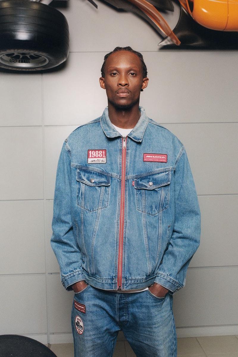 リーバイスとマクラーレンのレーシングチームがコラボレーションを発表 levis mclaren racing collection release info