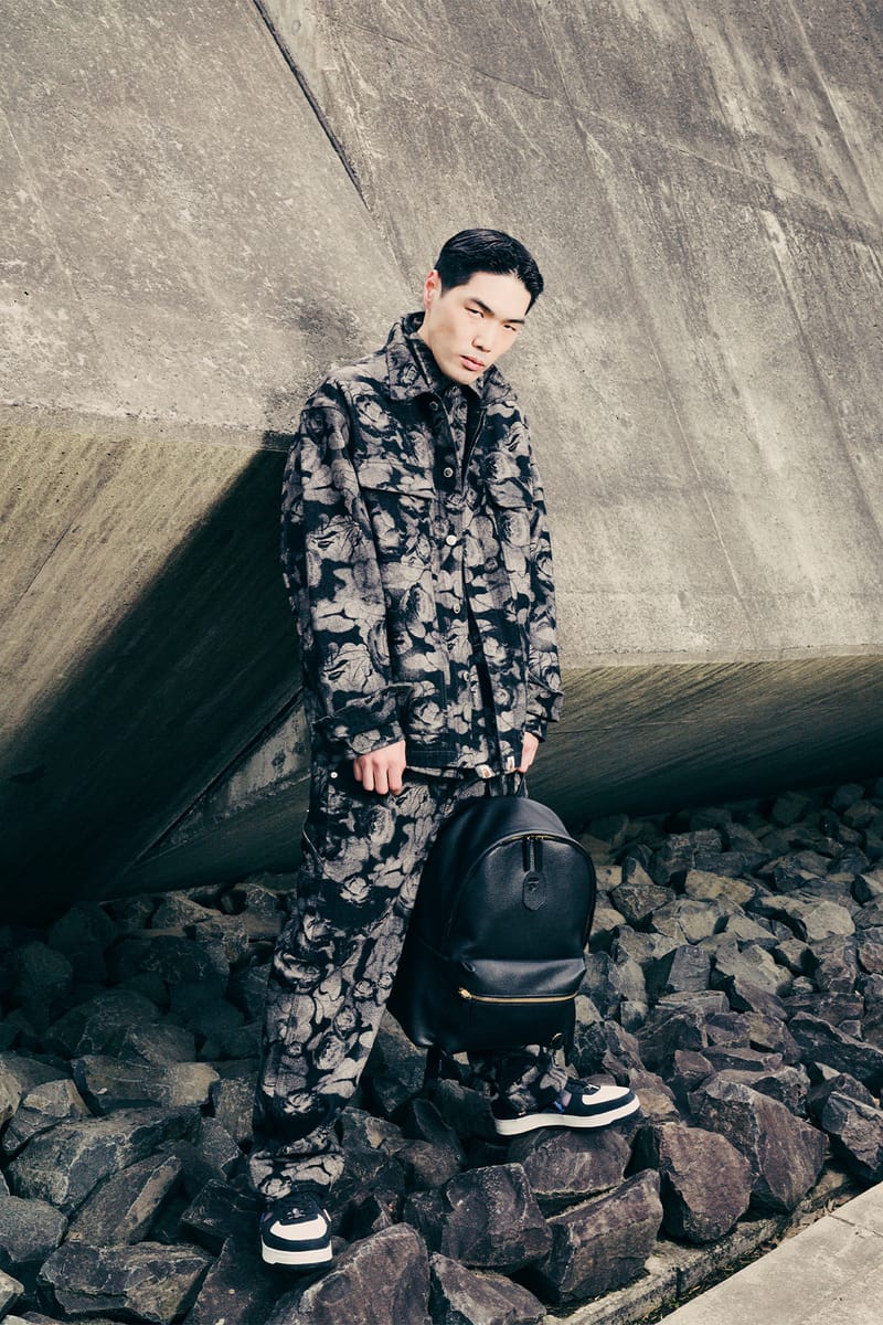 アベイシングエイプ A BATHING APE BAPE STA スニーカー ローカット フットソルジャー US10 28cm 黒 ブラック /YM ●D