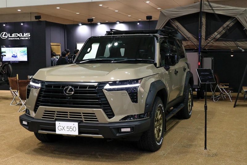 Lexus GX550 “OVERTRAIL+” に Snow Peak の大型カーゴトレーラーがドッキング