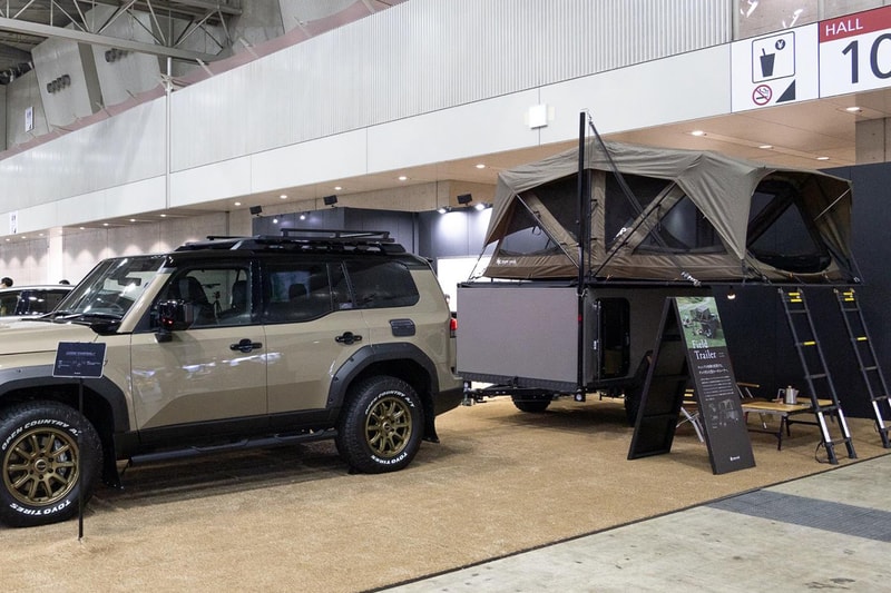 Lexus GX550 “OVERTRAIL +” に Snow Peak の大型カーゴトレーラーがドッキング