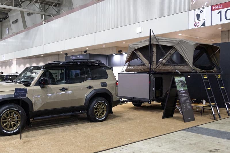 Lexus GX550 “OVERTRAIL +” に Snow Peak の大型カーゴトレーラーがドッキング