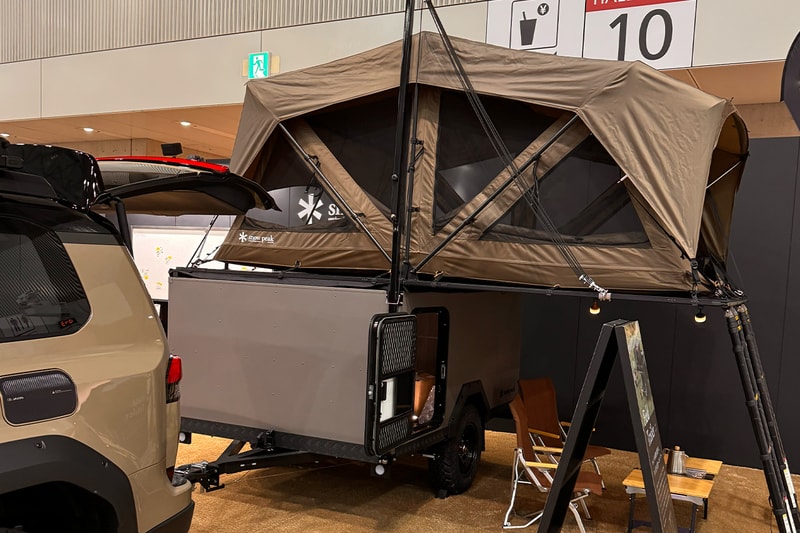 Lexus GX550 “OVERTRAIL +” に Snow Peak の大型カーゴトレーラーがドッキング