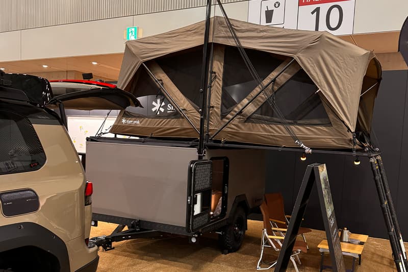 Lexus GX550 “OVERTRAIL +” に Snow Peak の大型カーゴトレーラーがドッキング