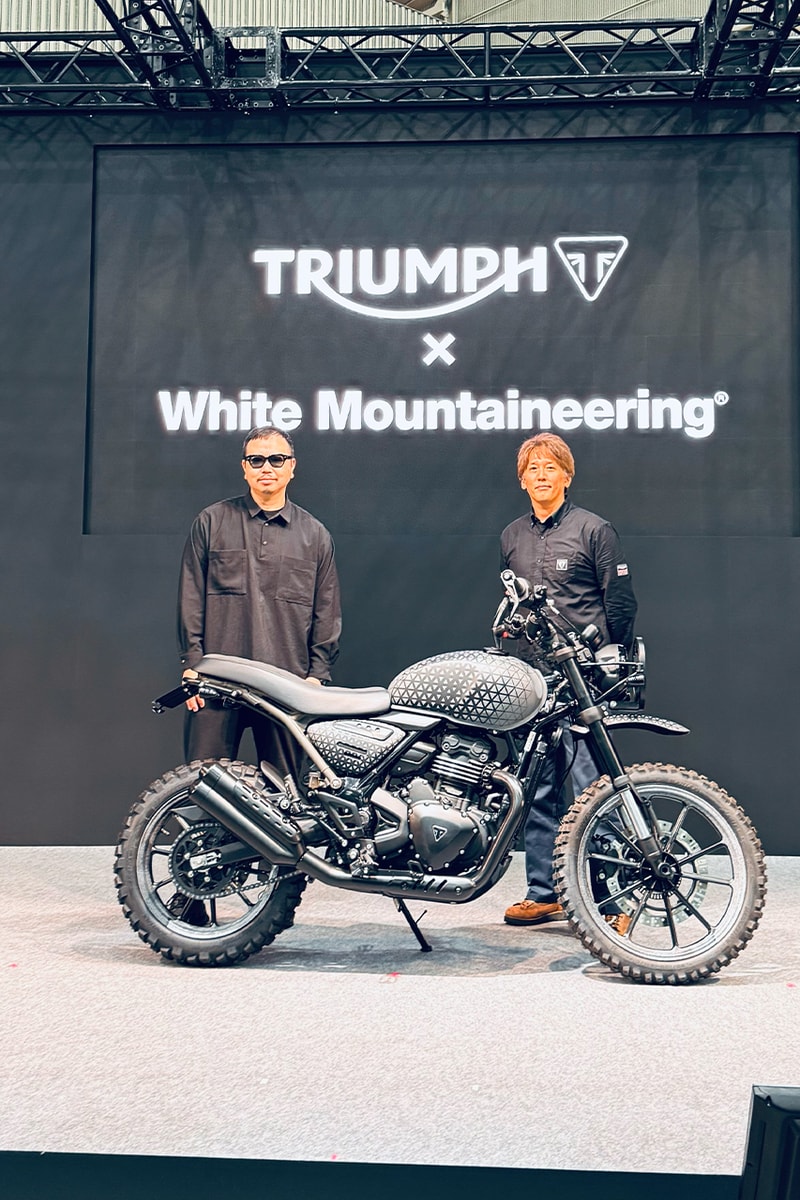 トライアンフxホワイトマウンテニアリングのコラボバイク第1弾の正体 White Mountaineering triumph