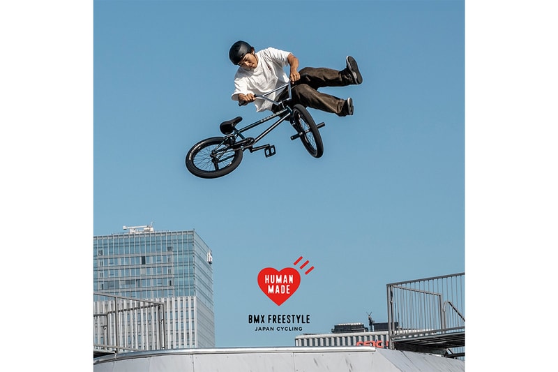 ヒューマン メイドが BMX フリースタイル日本代表チームのオフィシャルサプライヤーに就任 HUMAN MADE is the official supporter of BMX freestyle riders representing Japan