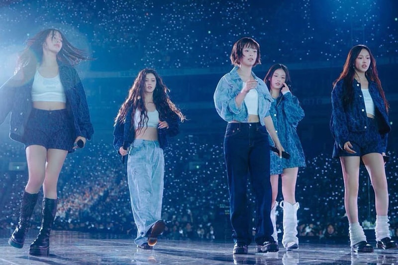ニュージーンズが単独来日公演で着用していたカルバンクラインのカスタムデニムをチェック newjeans fan meeting bunnies camp 2024 tokyo dome calvin klein custom denim check