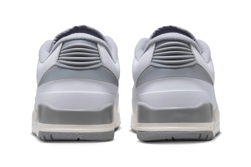 新型ハイブリッドモデル エアジョーダン2/3に新色がスタンバイ Air Jordan 2/3 "White/Cement Grey" FD0383-101 Release Info Jordan brand michael jordan hybrid all white sneaker shoe basketball nike swoosh 