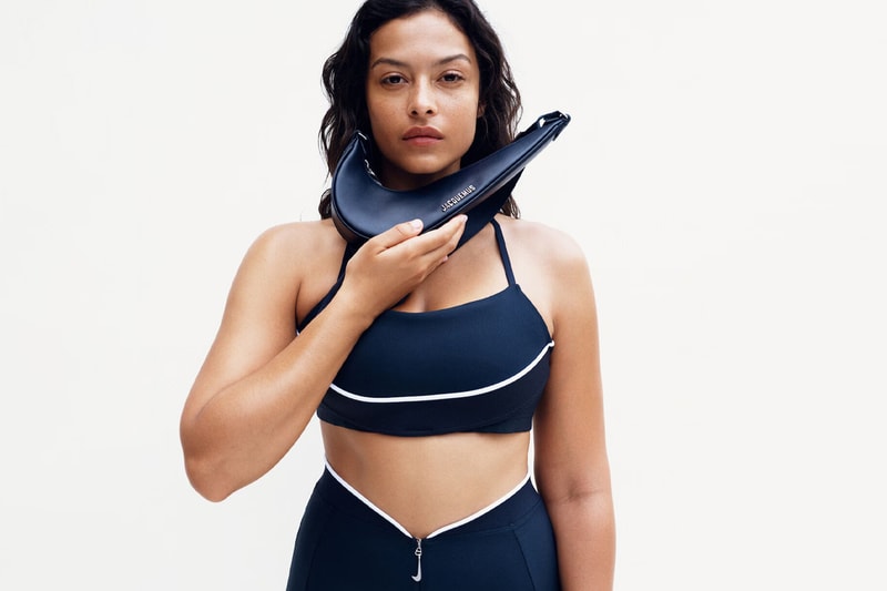 ジャックムスxナイキの最新コラボコレクションの全貌が明らかに Jacquemus Previews Upcoming Nike Collaboration Online swoosh bag nike air max 1 86 release info shoes sneakers