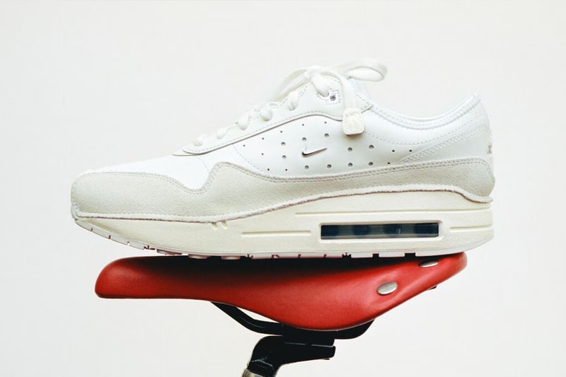 ジャックムスxナイキの最新コラボコレクションの全貌が明らかに Jacquemus Previews Upcoming Nike Collaboration Online swoosh bag nike air max 1 86 release info shoes sneakers