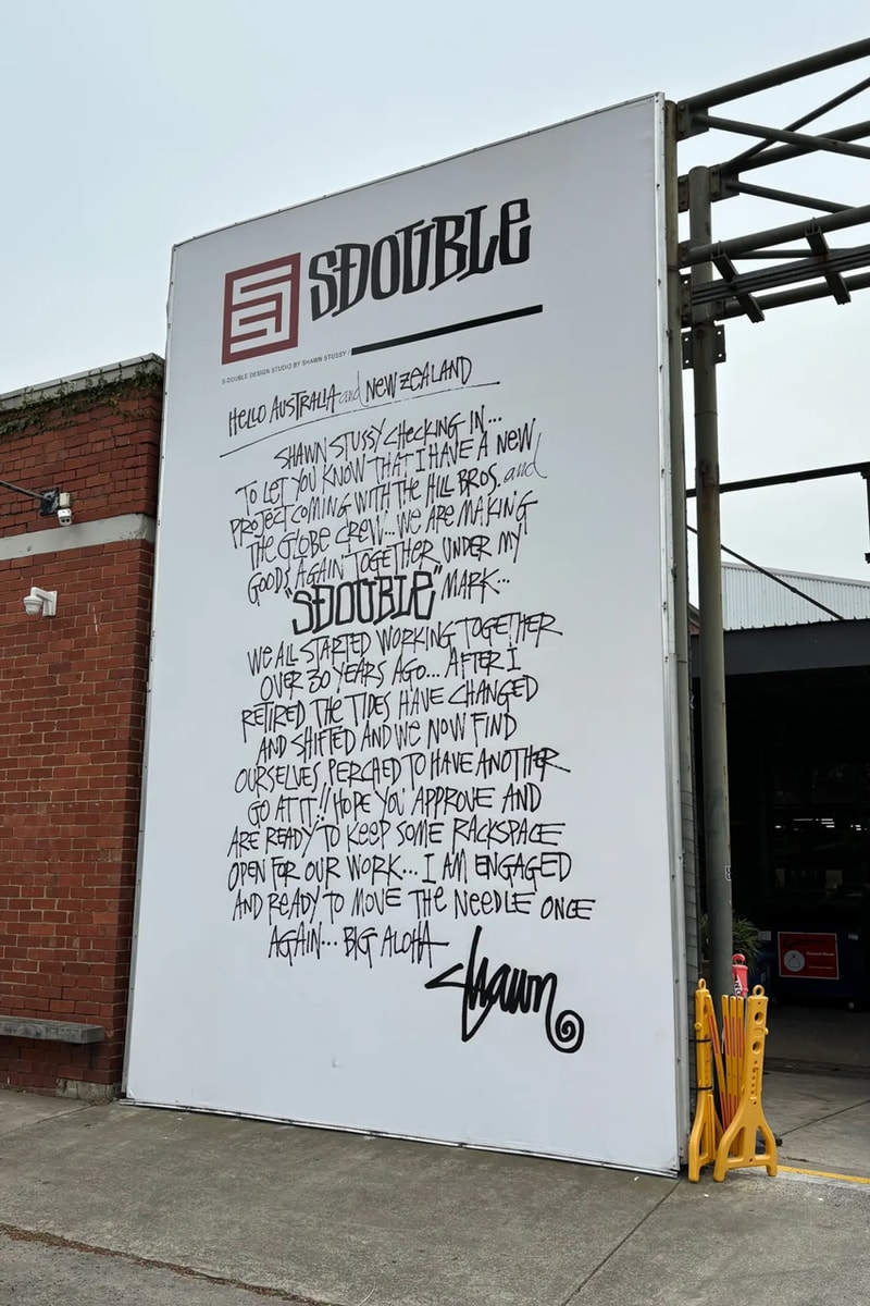 ショーン・ステューシーのブランド S/DOUBLE が復活か shawn stussy retirement instagram post edited caption original streetwear brand eponymous label announcement teaser details