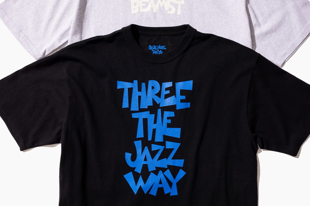 ブルーノート東京 x ブックワークス x ビームスT が“ジャズ”にインスパイアされたコラボコレクションを発表 Blue Note Tokyo × BOOKWORKS with BEAMS T “Three The Jazz Way”collection release info