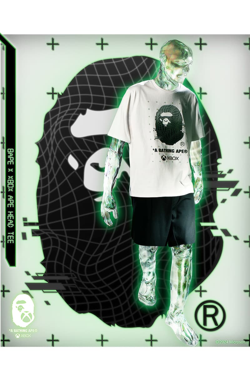 ア・ベイシング・エイプが人気の家庭用ゲーム機シリーズ Xbox とのコラボコレクションを発表 A BATHING APE® x XBOX collection release info