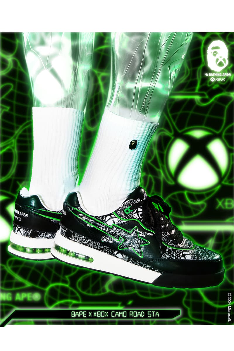 ア・ベイシング・エイプが人気の家庭用ゲーム機シリーズ Xbox とのコラボコレクションを発表 A BATHING APE® x XBOX collection release info