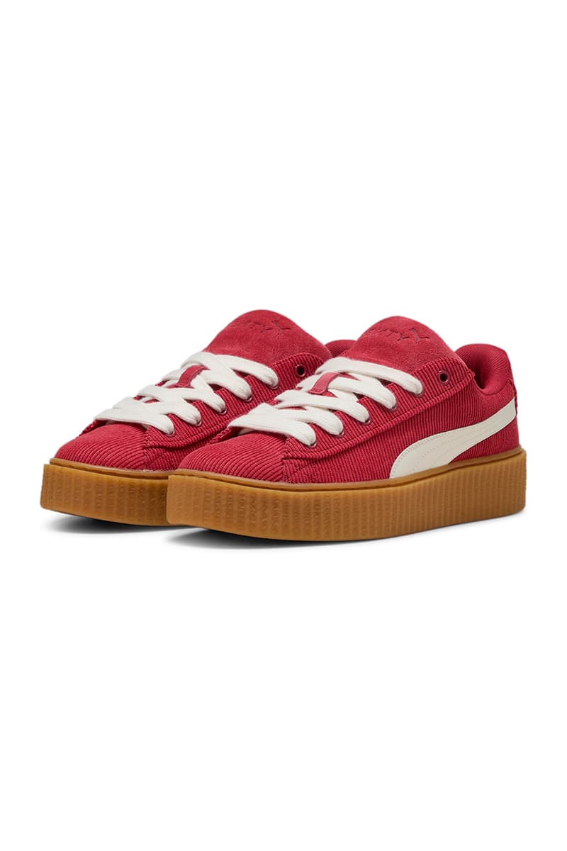 リアーナによるフェンティxプーマが新作クリーパーファティコーデュロイを発売 fenty x puma creeper phatty corduroy release info